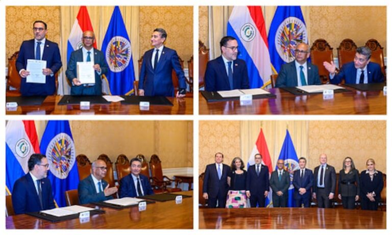 OEA y DNCP de Paraguay firman acuerdo para mejorar compras públicas en Washington