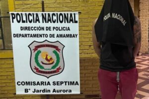 Joven denunciado por consumir drogas frente a menores en Pedro Juan Caballero.