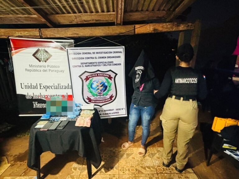 Allanan casa en Pedro Juan Caballero; detienen a brasileña con droga.