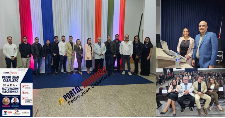 Taller sobre SIARA y Facturación Electrónica reunió a empresarios y profesionales en la Gobernación de Amambay