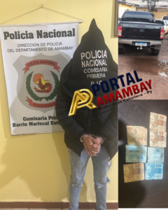 Caen en Pedro Juan Caballero un ciudadano brasileño con tobillera electrónica y una camioneta cargada de reales