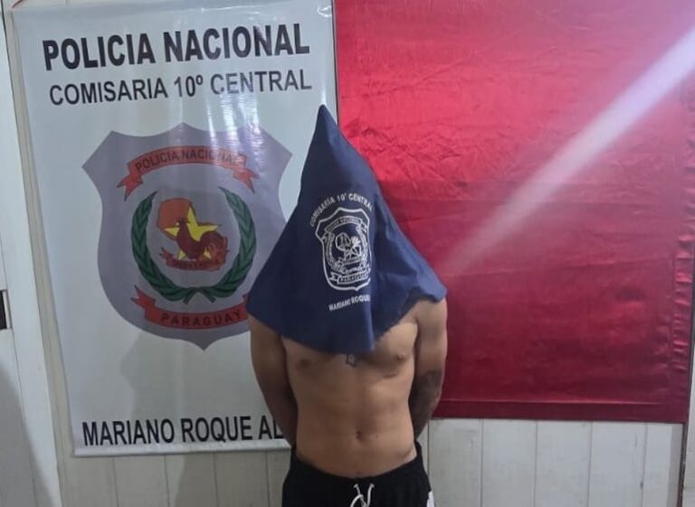 Aprehenden a joven en Mariano Roque Alonso tras agredir a su hermana