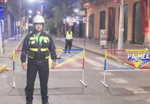 Bloqueos en el microcentro de Asunción por partido de la Albirroja