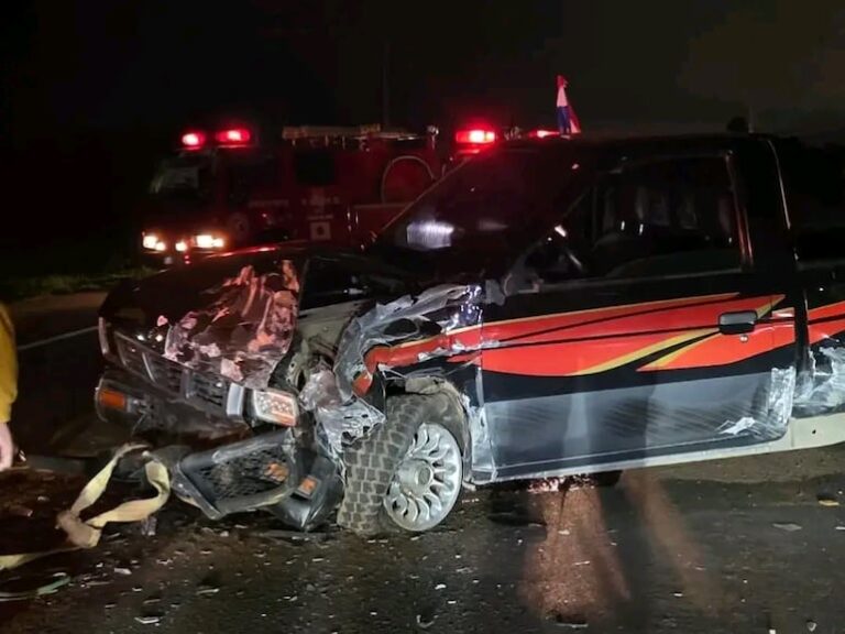 Choque múltiple en Ypané deja heridos y detención por alcoholismo al volante