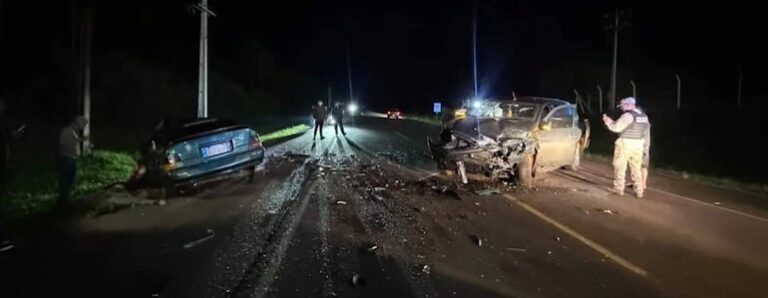 Cuatro muertos y un herido grave en choque en Ruta PY18, San Juan Nepomuceno