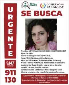 Desaparecen dos jóvenes en Caaguazú y Lambaré, piden ayuda urgente
