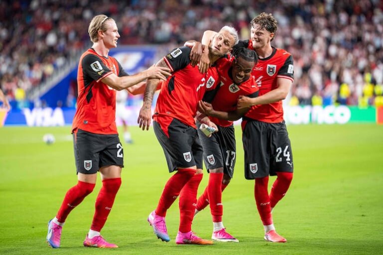 Austria derrota a una valiente Jordania y festeja su retorno al Mundial – Copa del Mundo de Fútbol.