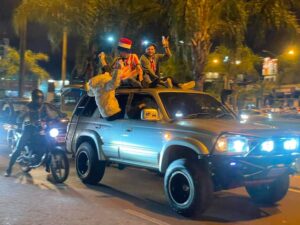 Video: celebración de la victoria de la albirroja en Encarnación durante la madrugada del sábado – Fútbol