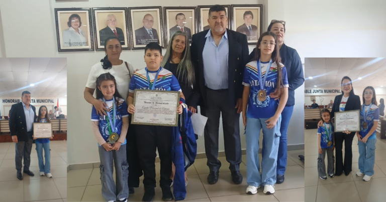 El semillero del éxito: la Junta Municipal rinde histórico homenaje a la Escuela Municipal de Natación