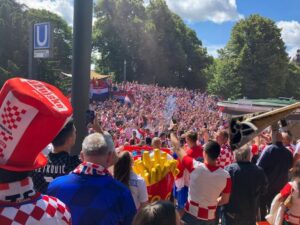 Fiesta y euforia de los croatas en Dallas previo al partido contra Inglaterra – Copa del Mundo de Fútbol