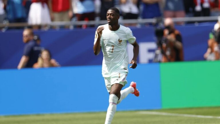 Francia vence a Noruega con triplete de Dembélé y lidera Grupo I.