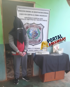 Allanamiento en barrio Obrero: un detenido e incautación de más de un kilo de presunta marihuana