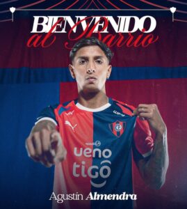 Cerro Porteño quita el bloqueo de la FIFA y presenta a Agustín Almendra