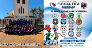 Caaguazú se convierte en el epicentro del talento infantil: Arranca el Campeonato Nacional de Futsal FIFA Sub-7 y Sub-9