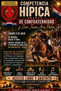 Segunda División de Caballería organiza competencia hípica en San Juan Bautista