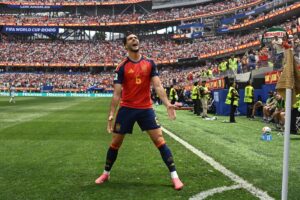 España avanza a semifinales del Mundial al ganar a Bélgica.