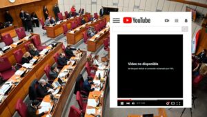 FIFA solicita bloquear transmisión de sesión senatorial paraguaya en YouTube.
