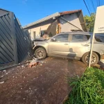Adolescente de 14 años choca camioneta contra vivienda en Capitán