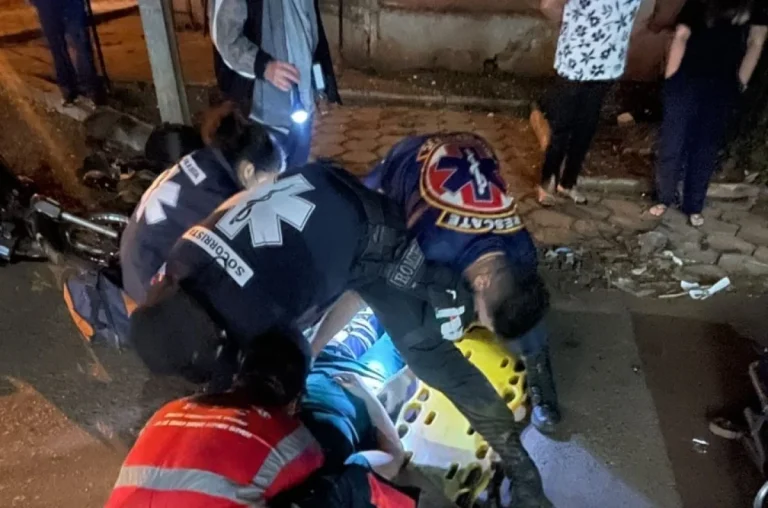 Joven brasileña sufre graves heridas en choque en Pedro Juan